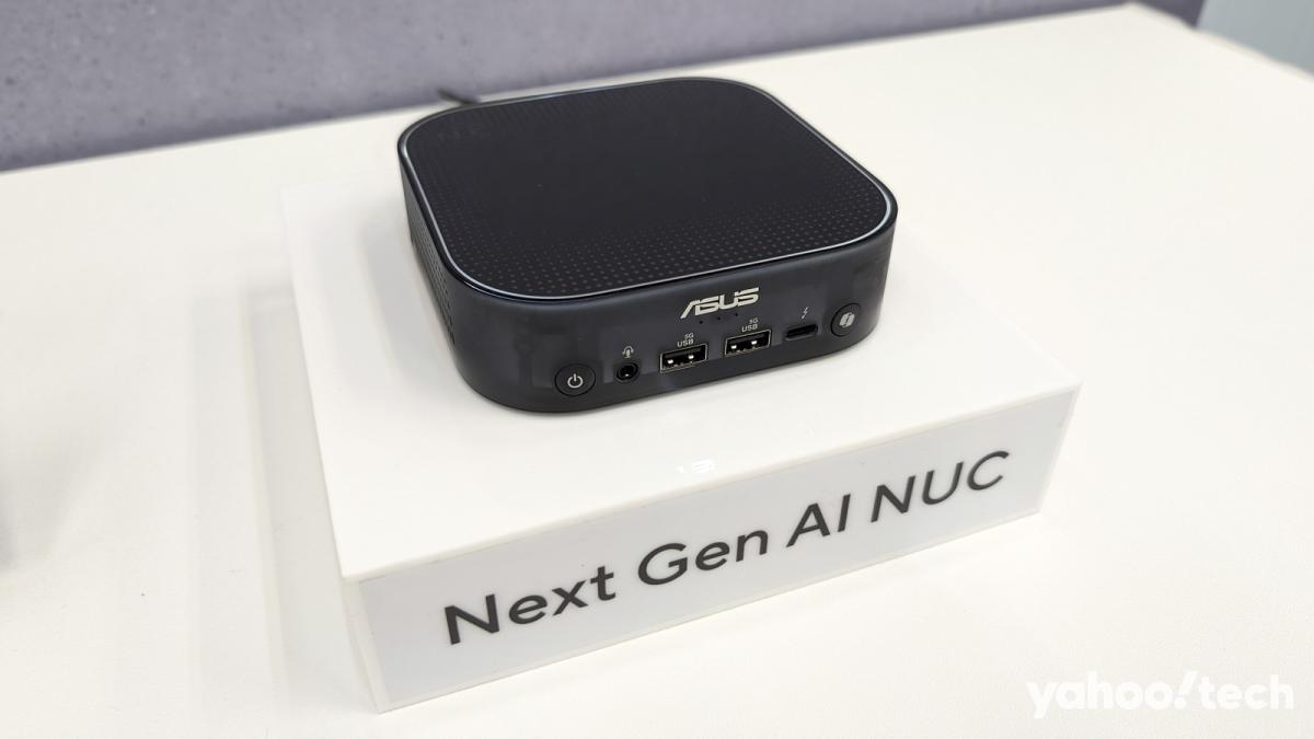 ASUS presents the following technology AI NUC with Copilot key