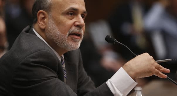 Bernanke (Chairman of the Federal Reserve Ben Bernanke testifies before the House Financial Services Committee on Capitol Hill i