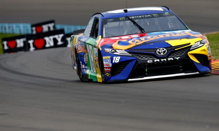 Kyle Busch was fast Sunday morning at Watkins Glen. (Getty)