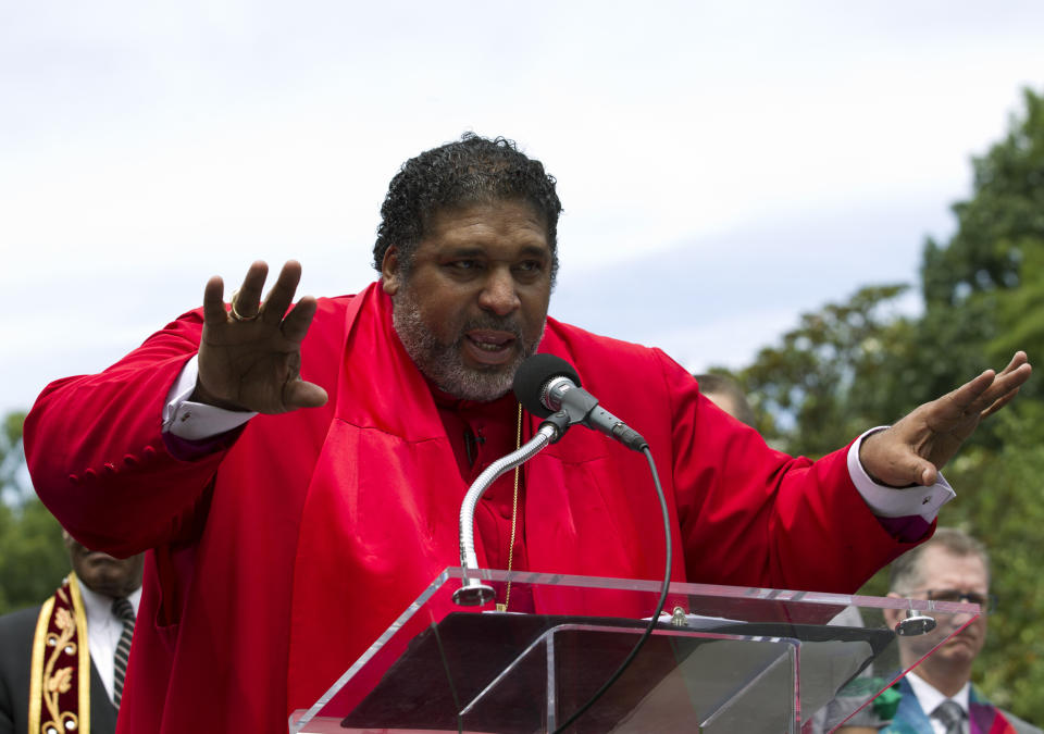 Rev. William J. Barber is the co-chair of the<i> </i>Poor People&rsquo;s Campaign: A National Call for Moral Revival, which draws inspiration from Rev. Martin Luther King Jr.'s 1968 Poor People's Campaign. (Photo: AP Photo/Jose Luis Magana, File)