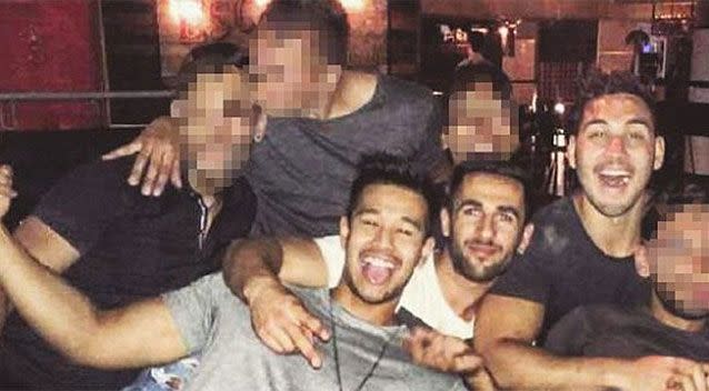 Ashwin Kumar, Waleed Latif and Dylan Djohan have returned to Melbourne after pleading guilty to raping a Norwegian backpacker.