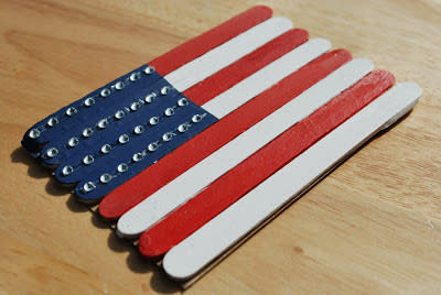 Popsicle Stick Flag