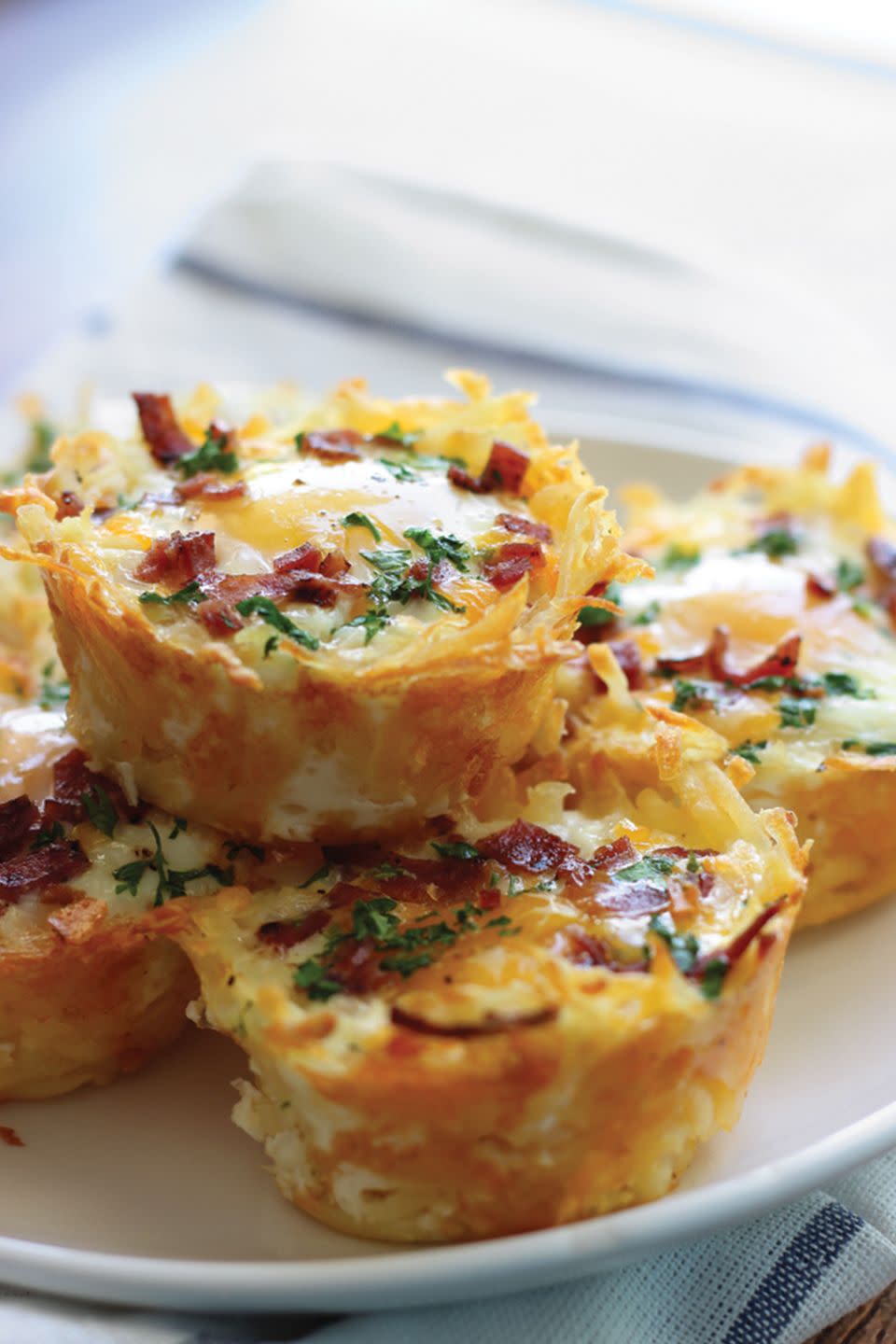 Hash Brown Egg Nests with Avocado