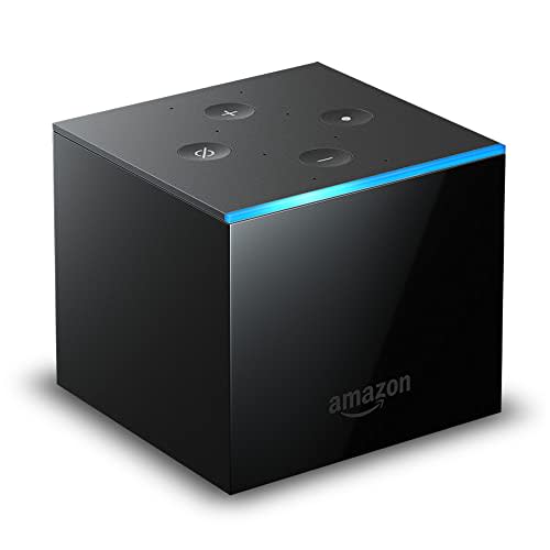 Fire TV Cube, Hands-free streaming device with Alexa, 4K Ultra HD, includes latest Alexa Voice…