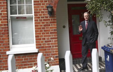 Britain's former Labour Party shadow Foreign Secretary, Hilary Benn, arrives at his home in London, Britain June 26, 2016. REUTERS/Neil Hall