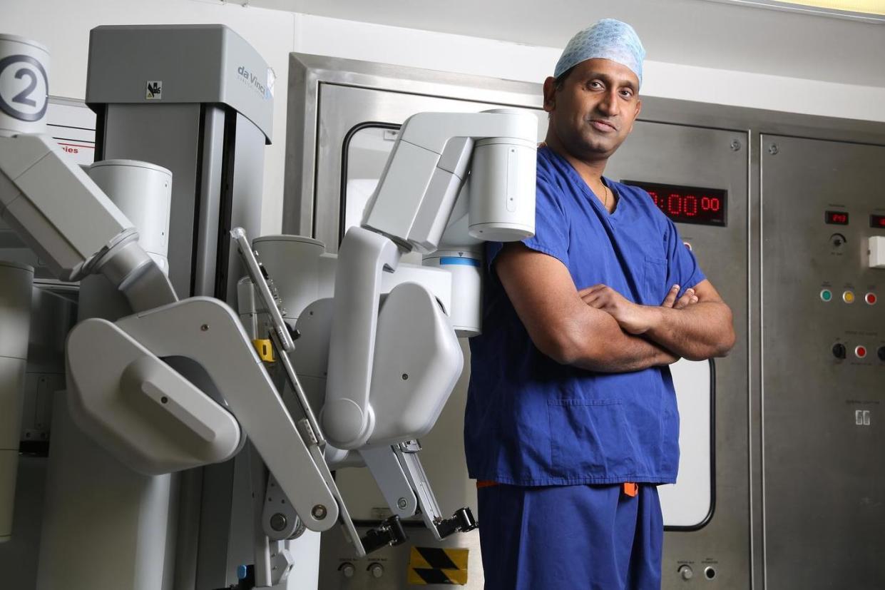 Urological surgeon Prasanna Sooriakumaran said the procedure has a faster recovery time that could make surgery more appealing to younger, more active men