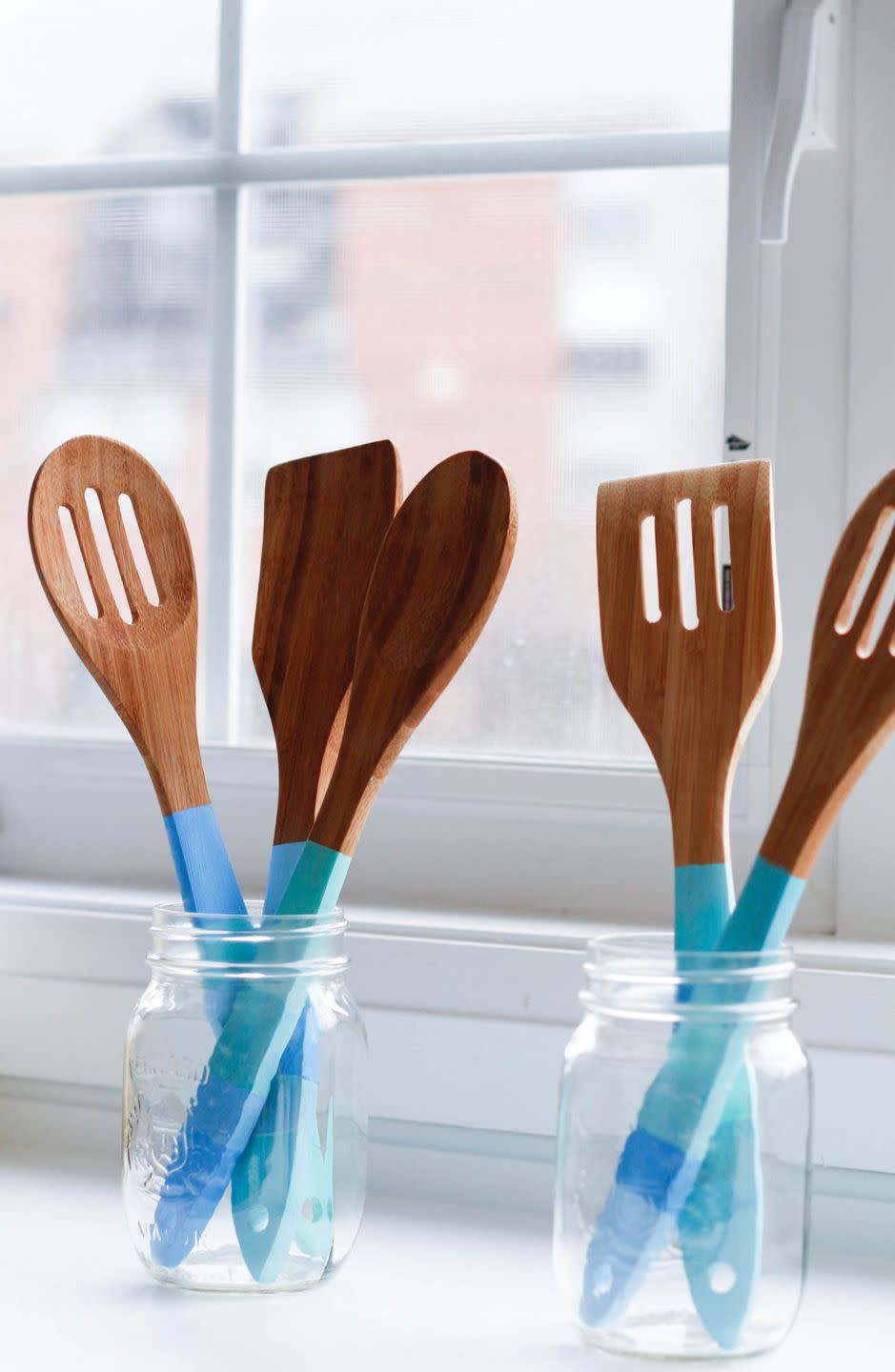 Striped Wooden Utensils