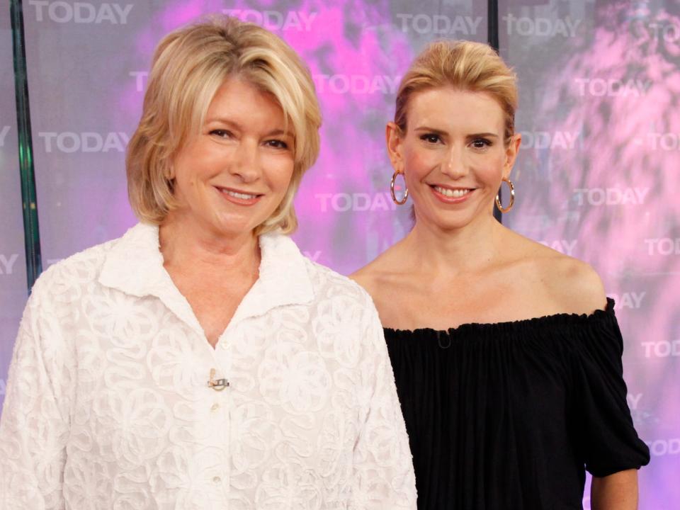 Alexis Stewart and Martha Stewart