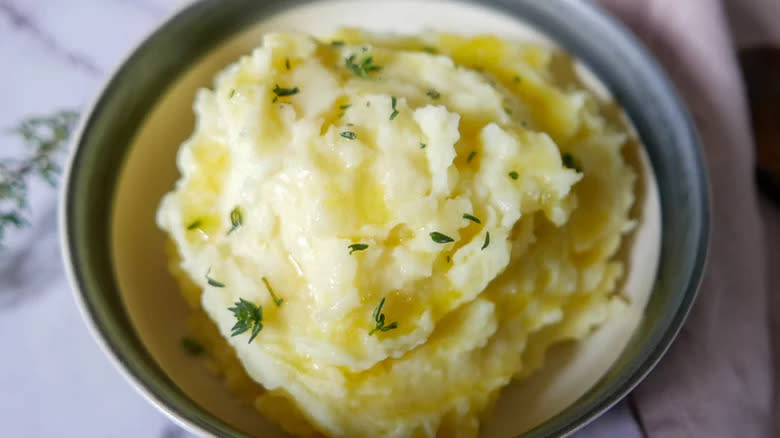 Buttery mashed potatoes