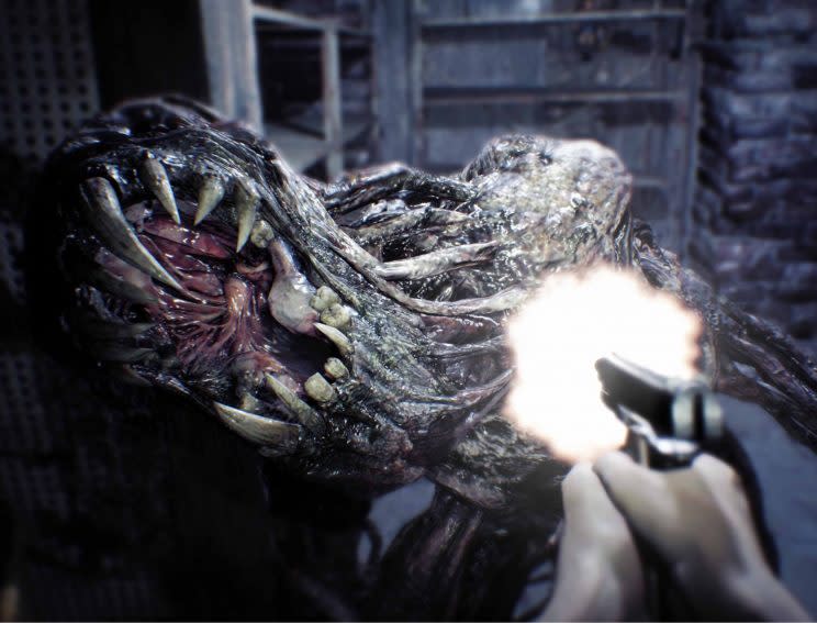 Resident Evil 7 monster.