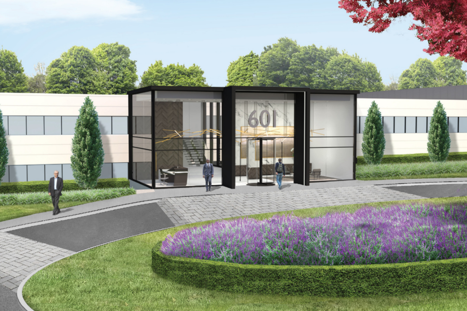 Rendering of New York Blood Center in Rye