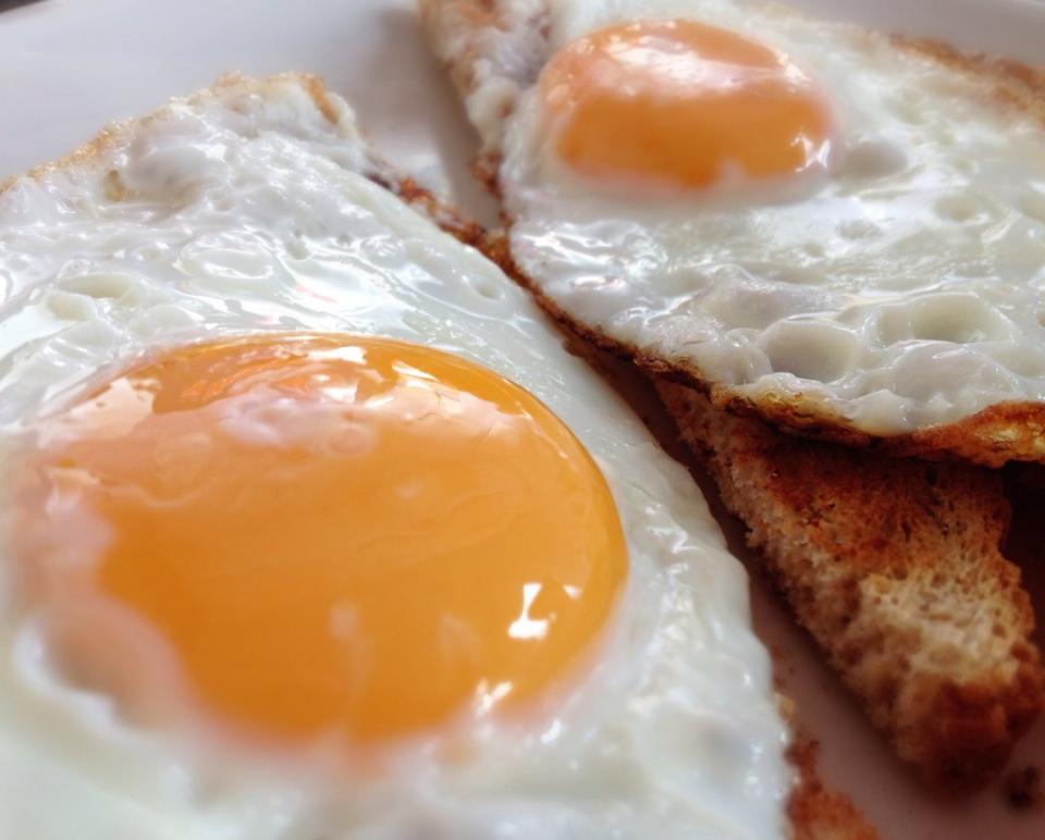 Fried Eggs on Toast