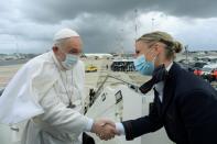 Pope Francis departs Rome for his visit to Cyprus and Greece