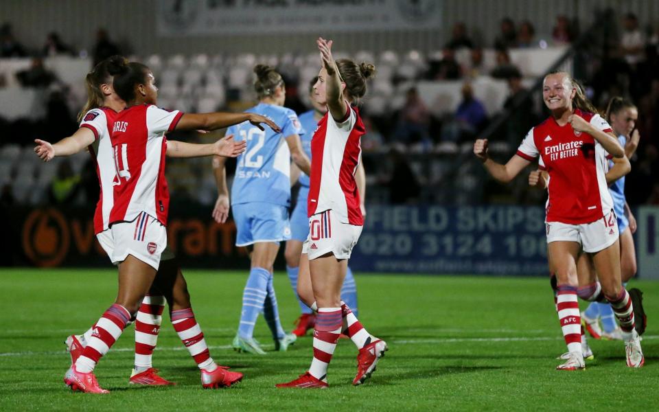 Kim Little scored two of Arsenal's five goals - GETTY IMAGES