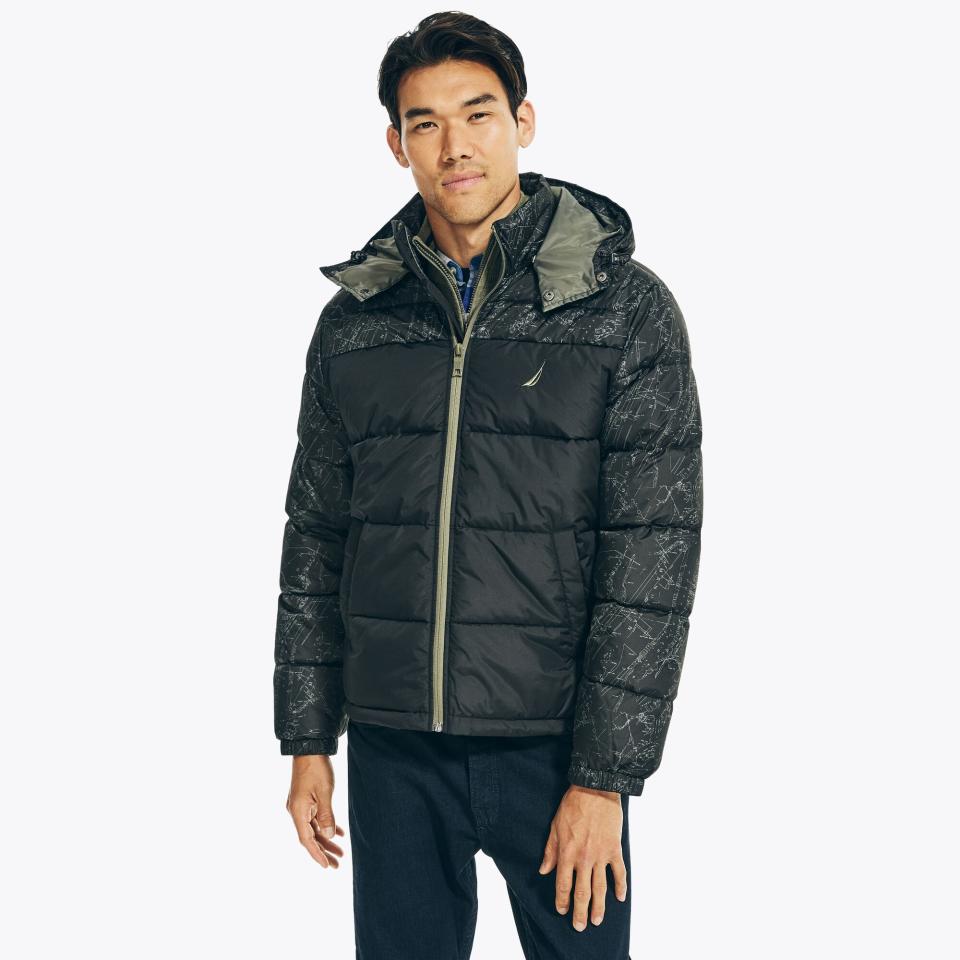 Best Mens Winter Parka Nautica-Colorblock-Tempashere-Puffer