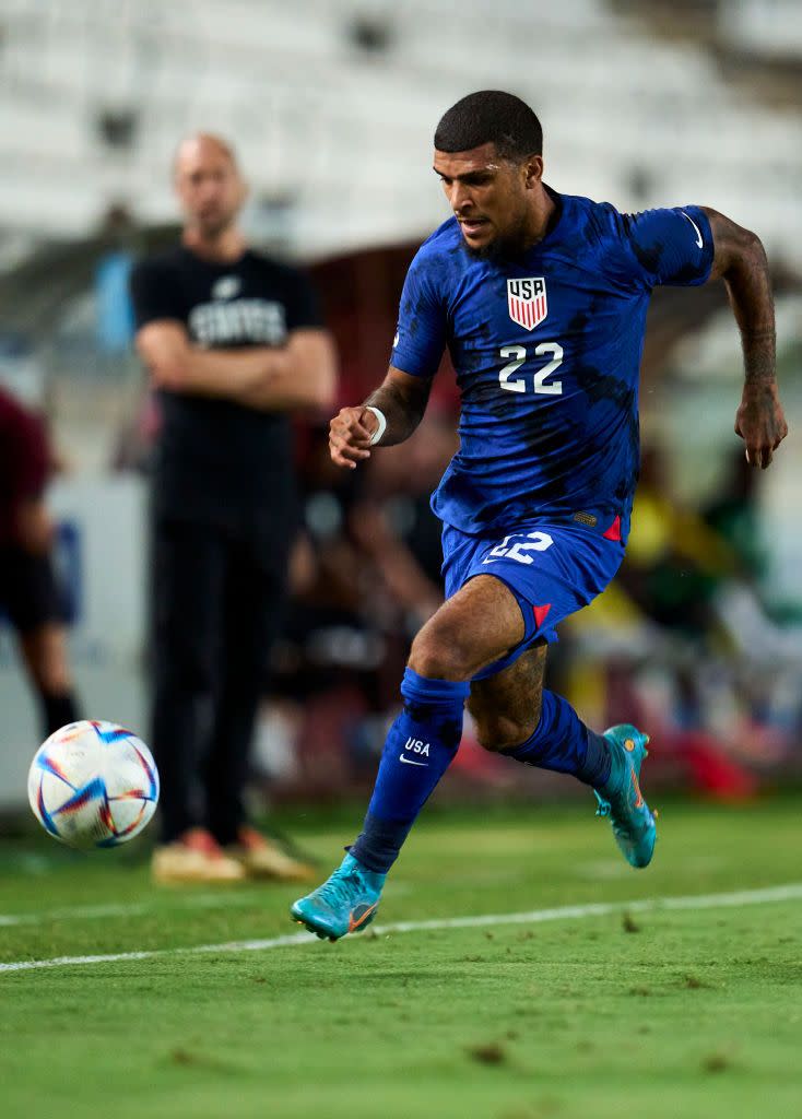 <p>Age: 29</p><p>Hometown: </p><p>Club team: Inter Miami</p><p>Position: Defender</p><p>Fun fact: DeAndre Yedlin is the only player with previous World Cup experience; he was part of the USMNT's squad at the 2014 tournament in Brazil. He's also the senior-most player on the team, with 75 caps (appearances in international competitions) going into the World Cup. </p><p>Fun fact #2: Like a few of his teammates, he's also a dad. He has a daughter, Seneca, with partner Crystal Rodriguez.</p><p>Instagram: <a class="link " href="https://www.instagram.com/yedlinny/?hl=en" rel="nofollow noopener" target="_blank" data-ylk="slk:@yedlinny;elm:context_link;itc:0;sec:content-canvas">@yedlinny</a></p>