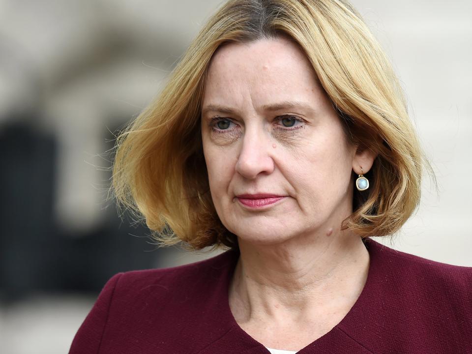 Amber Rudd appointed as work and pensions secretary in return to Theresa May's cabinet