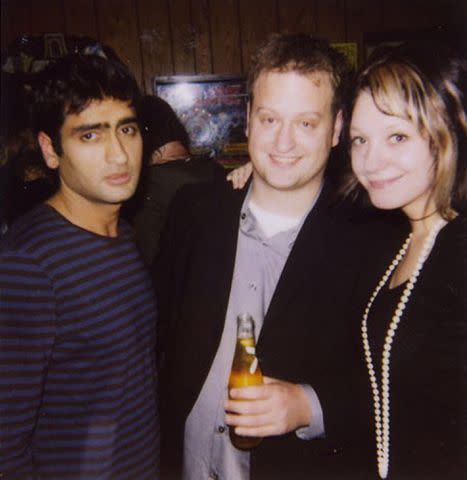 <p>Emily V. Gordon Instagram</p> Kumail Nanjiani, Mike Bridenstine and Emily V. Gordon.