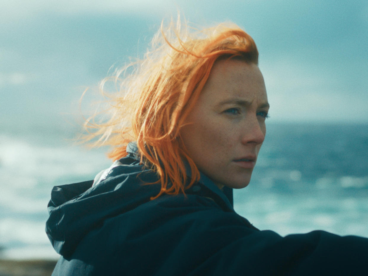 Saoirse Ronan is being tipped for Oscars success thanks to her work in The Outrun. (Studiocanal)