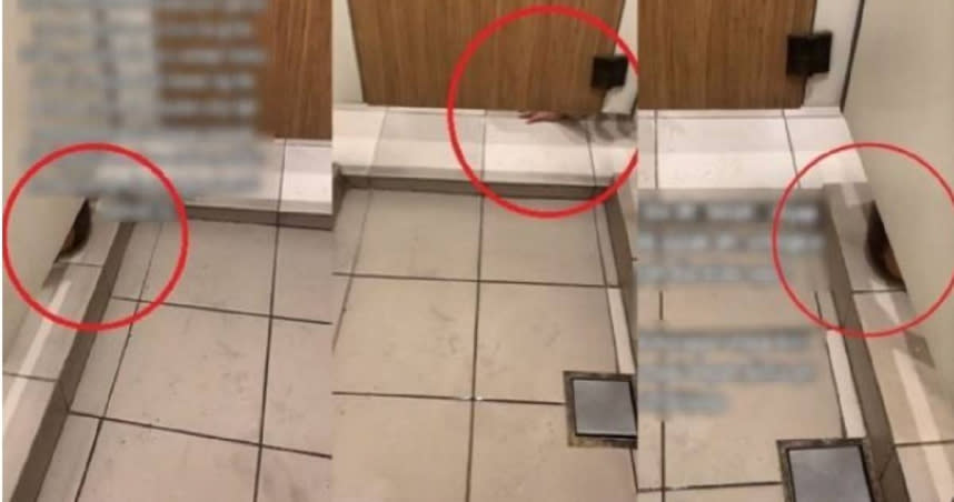 馬來西亞一名男子如廁時遇到小小偷窺狂。（圖／翻攝自中國報）