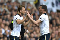 <p>Harry Kane replaces Vincent Janssen</p>