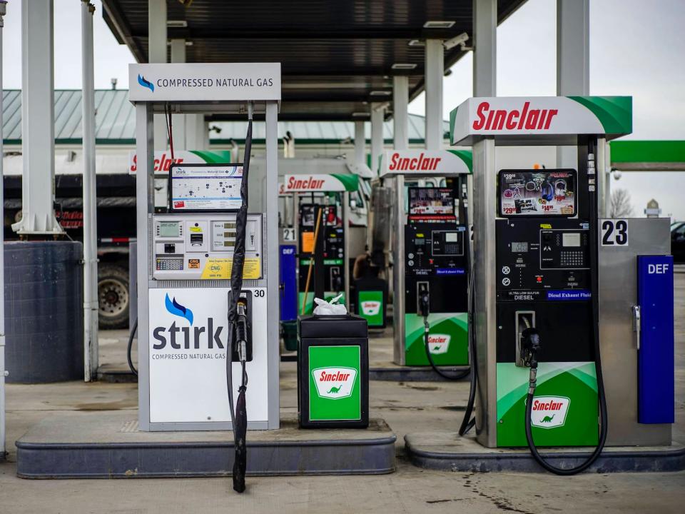 A gas station in Lincoln, Nebraska in 2015.