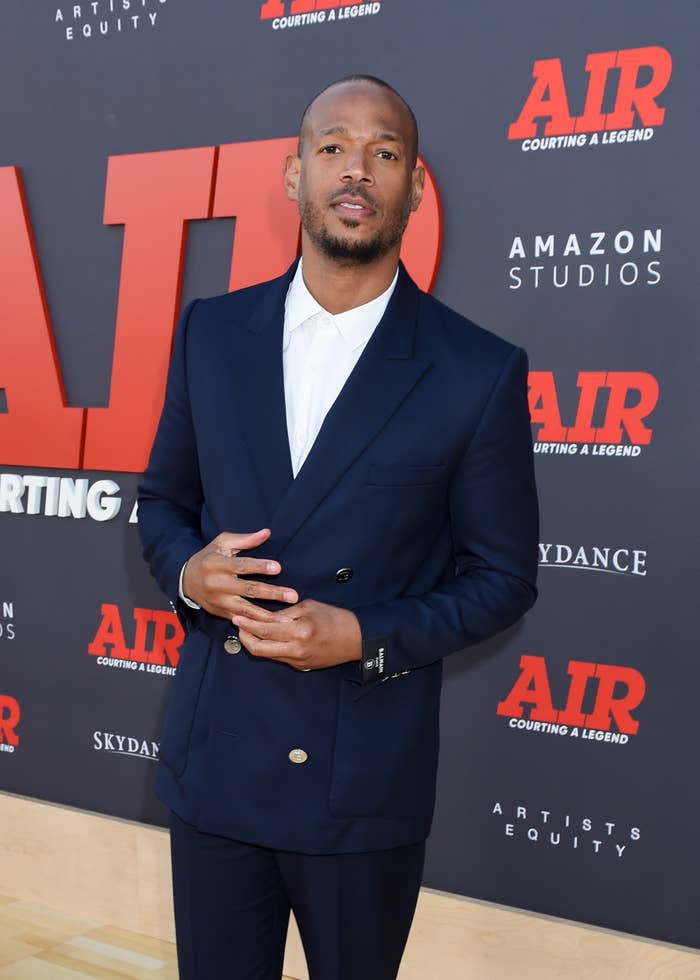 Closeup of Marlon Wayans