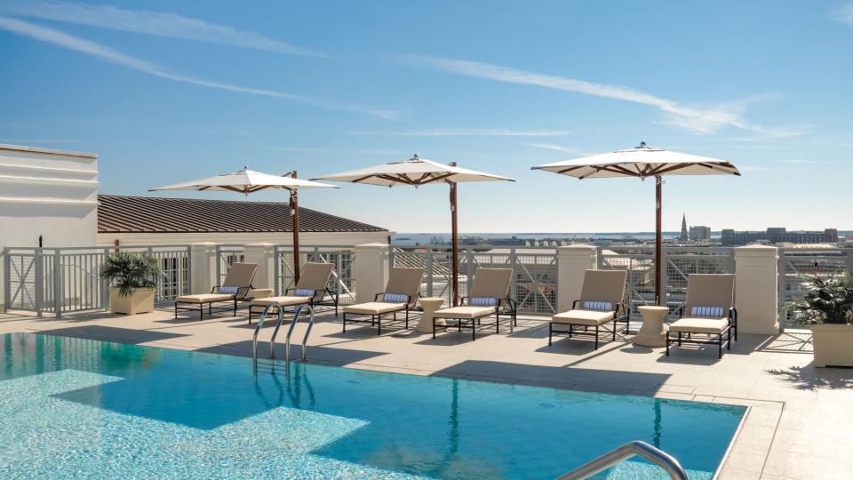 Rooftop pool at Hotel Bennett