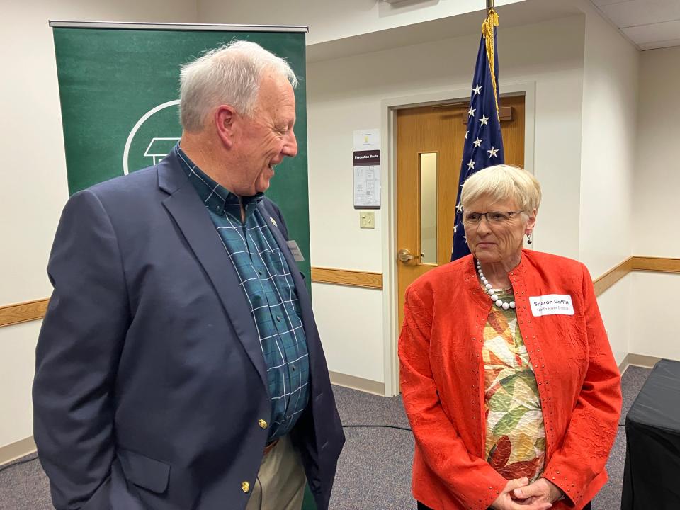 Augusta County School Board chair Nick Collins is running for reelection in the North River against challenger Sharon Griffin. Collins is under fire from at least one other school board member for his actions at a candidate forum Monday, Oct. 16.