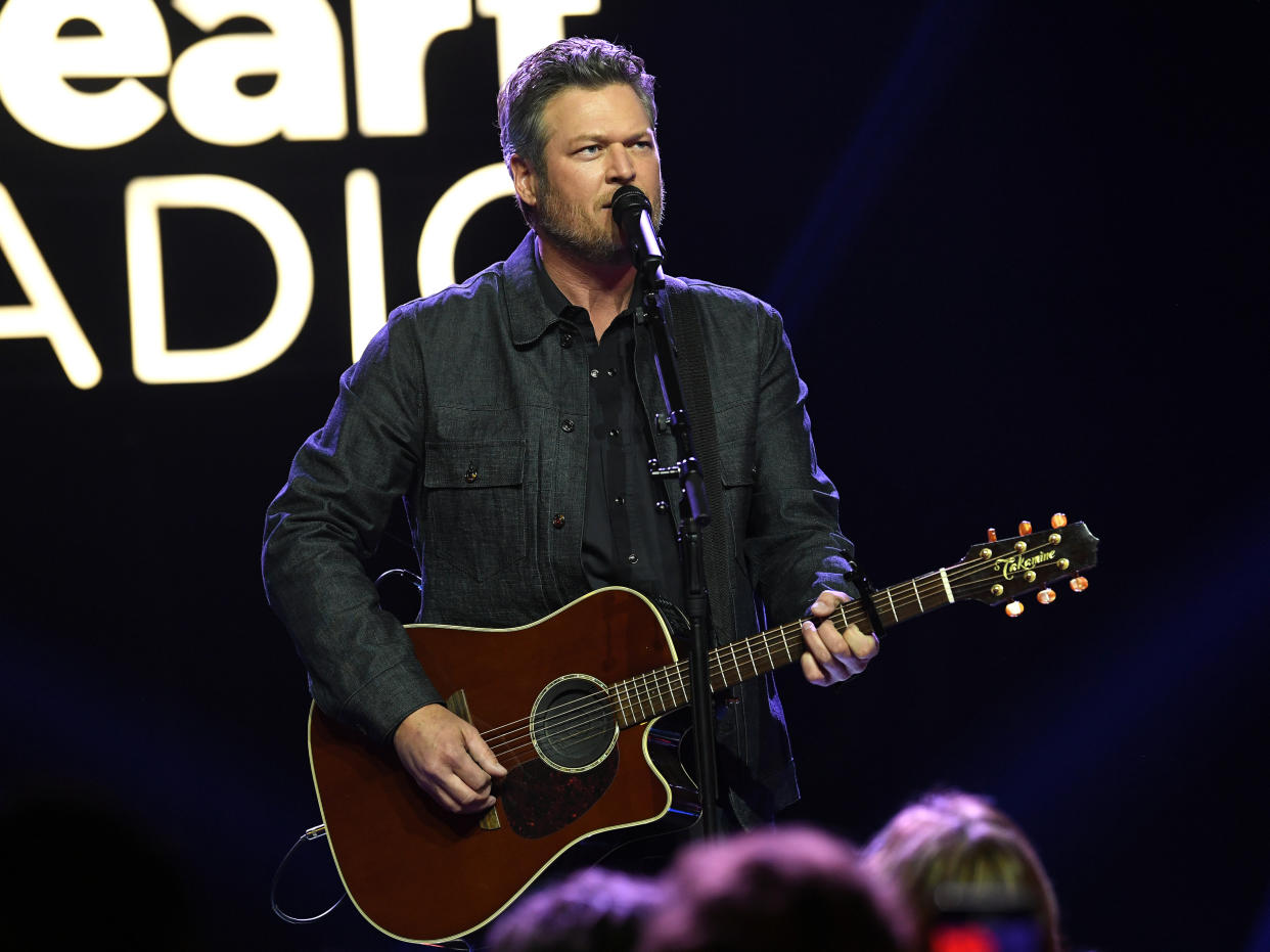 Blake Shelton performs on 12 December 2019 in Burbank, California (Kevin Winter/Getty Images for iHeart)