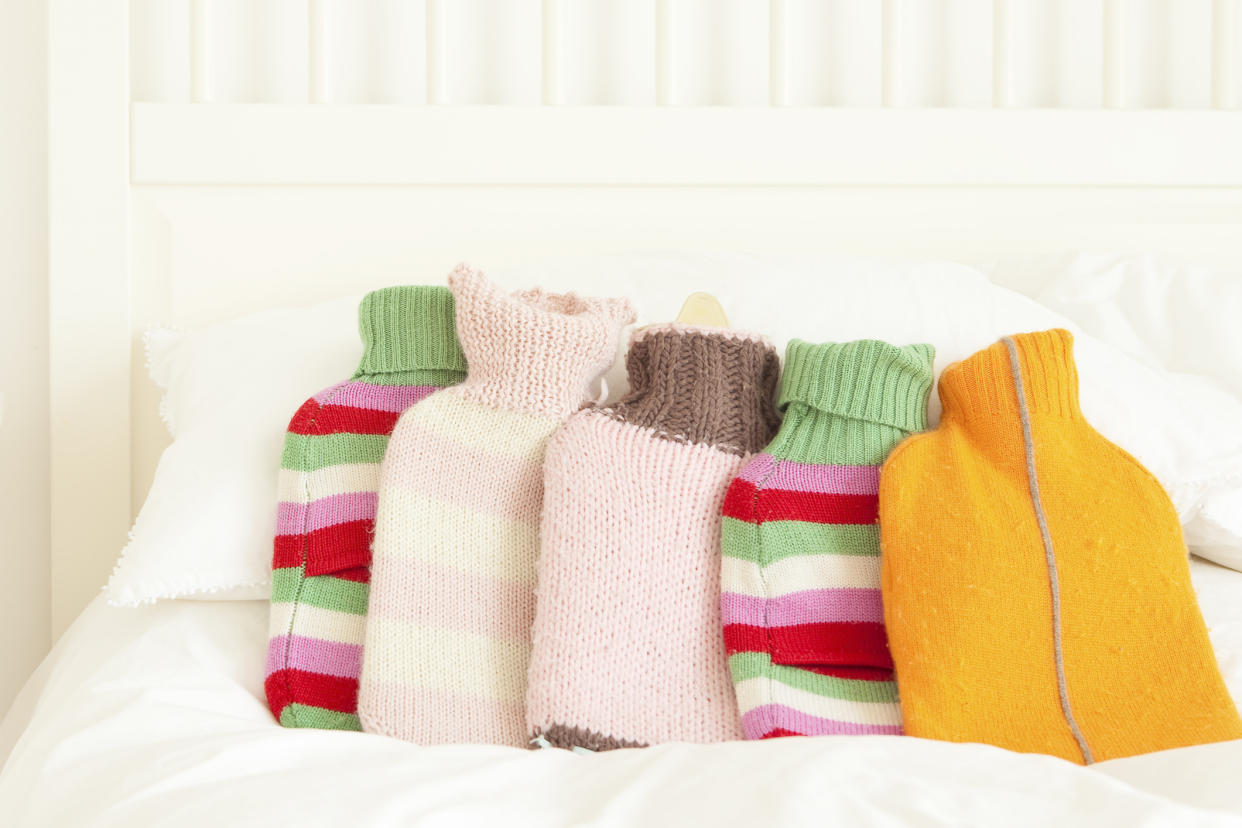 Stock picture of hot water bottles, which can go out of date. (Getty Images)