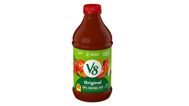 Bottle of V8 Vegetable Juice