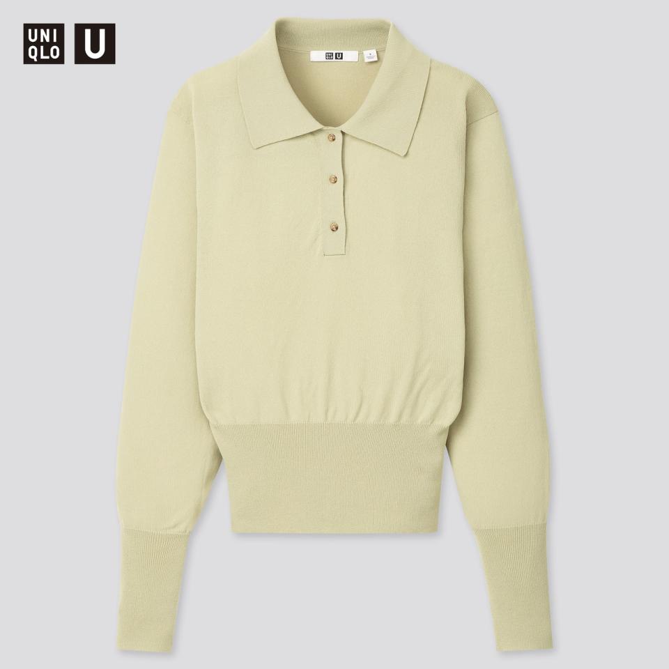 Uniqlo U Knitted Polo Sweater 