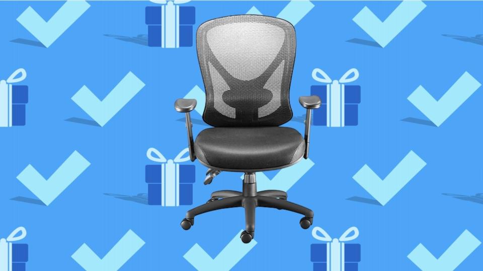 Cyber Monday 2020: Staples Carder Mesh Back Fabric Computer and Desk Chair.