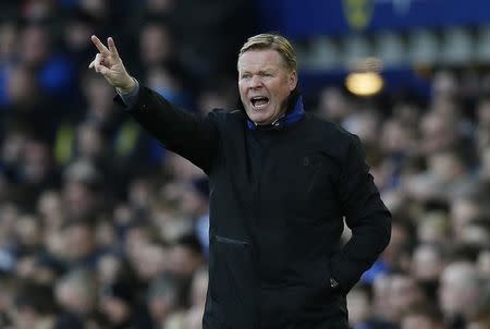 Britain Football Soccer - Everton v AFC Bournemouth - Premier League - Goodison Park - 4/2/17 Everton manager Ronald Koeman Reuters / Andrew Yates