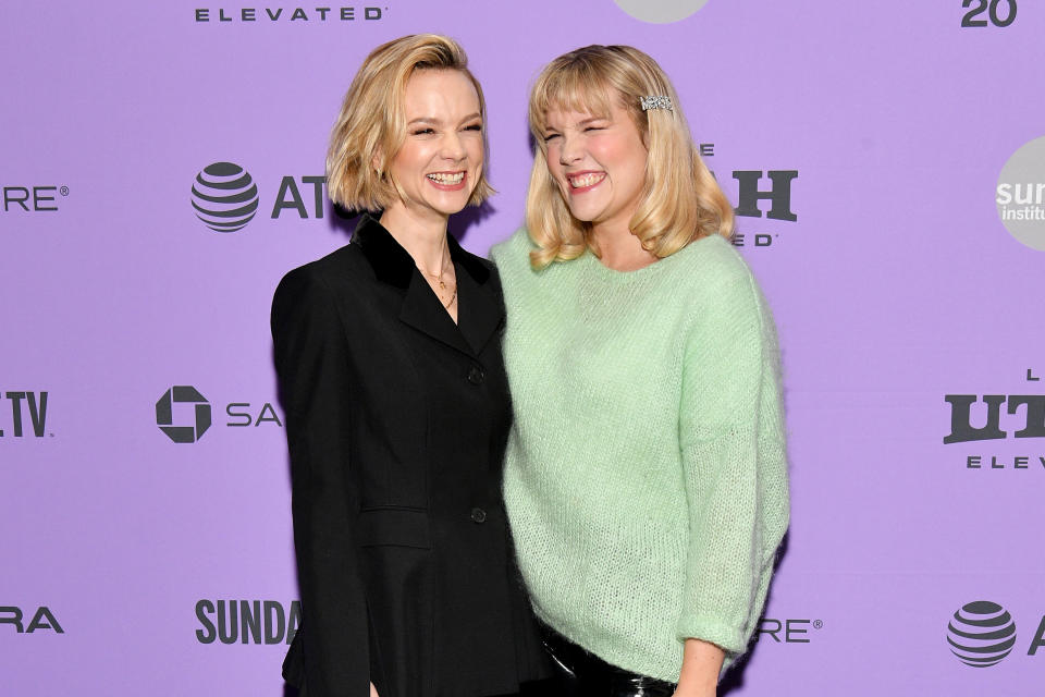 Carey Mulligan and Emerald Fennell attend the Sundance Film Festival premiere of "Promising Young Woman" on January 25, 2020. (Photo by Dia Dipasupil/Getty Images)