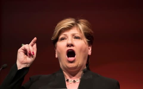 Emily Thornberry attacked the President ahead of his visit  - Credit: Heathcliff O'Malley