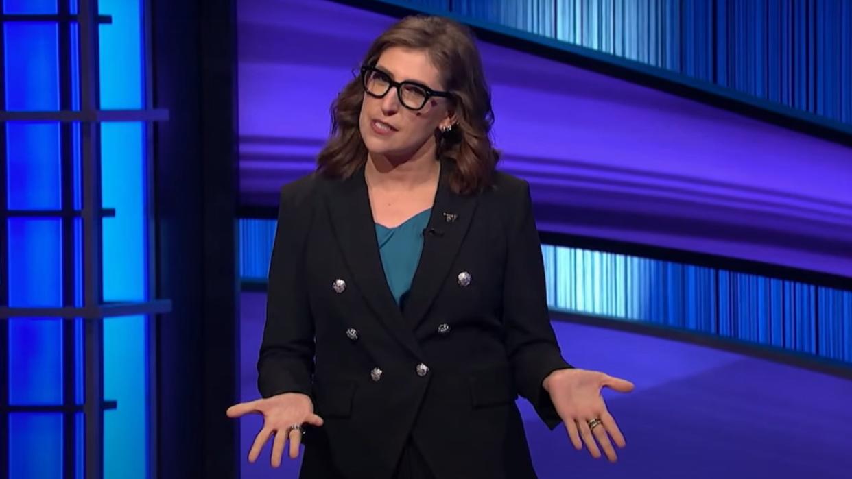  Mayim Bialik on Jeopardy! 