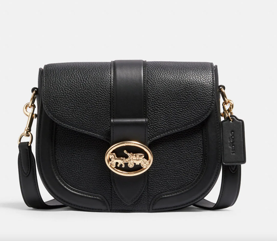 Georgie Saddle Bag (Photo via Coach Outlet)