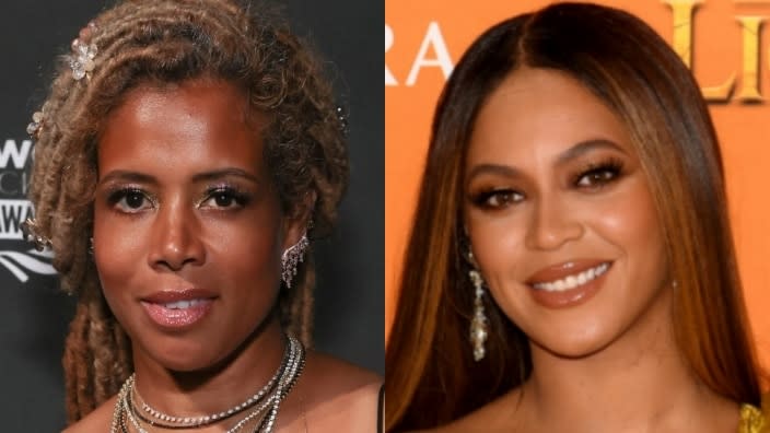 Kelis (left) appears to be upset that the latest project by Beyonce (right) features a track that is an interpolation of her 2003 hit, “Milkshake.” (Photos: Randy Shropshire/Getty Images and Gareth Cattermole/Getty Images)