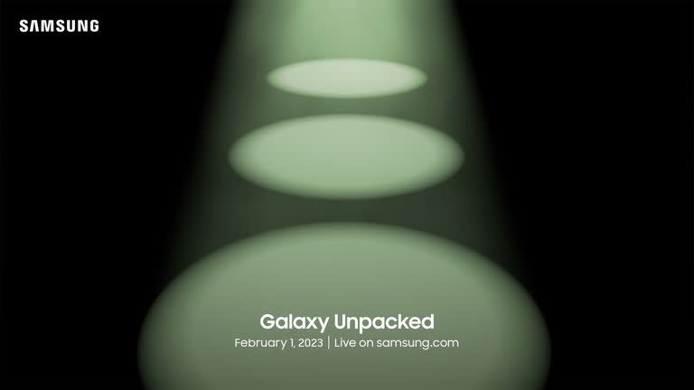 La invitación de Samsung al Galaxy Unpacked