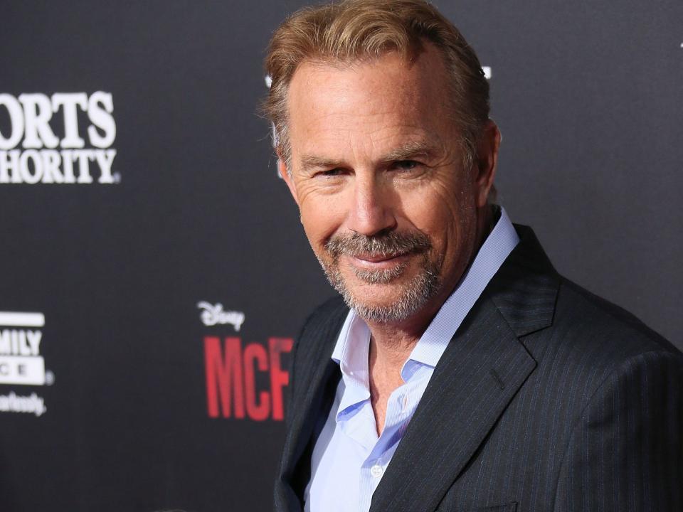 Kevin Costner with his two sons