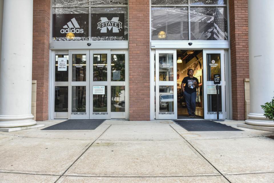 Despite a number of bomb threats at multiple Mississippi University campuses, business continues as usual at the Barnes and Noble bookstore at Mississippi State University, Thursday, July 28, 2022.