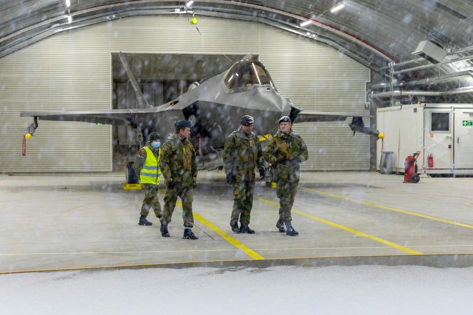 Norway F-35 jets at Evenes