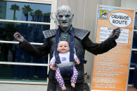 <p>Cosplayer dressed as the Night King from <em>Game of Thrones</em> at Comic-Con International on July 20 in San Diego. (Photo: Angela Kim/Yahoo Entertainment) </p>