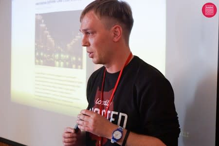 Russian journalist Ivan Golunov is seen in Moscow
