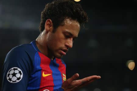 Football Soccer - FC Barcelona v Juventus - UEFA Champions League Quarter Final Second Leg - The Nou Camp, Barcelona, Spain - 19/4/17 Barcelona's Neymar Reuters / Albert Gea Livepic