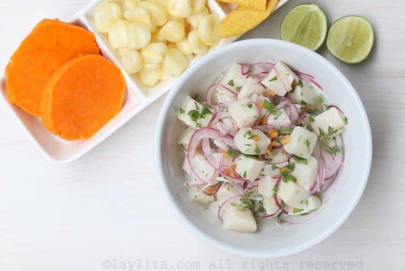 Cebiche Peruano de Pescado – Recetas en Español