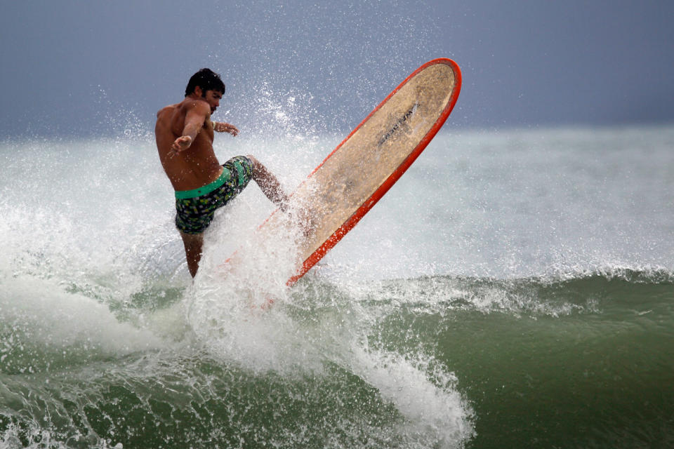 Florida Beaches Feel Effects Of Hurricane Irene