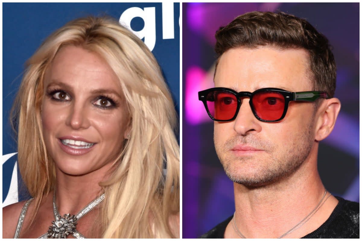 Britney Spears and Justin Timberlake (Getty)
